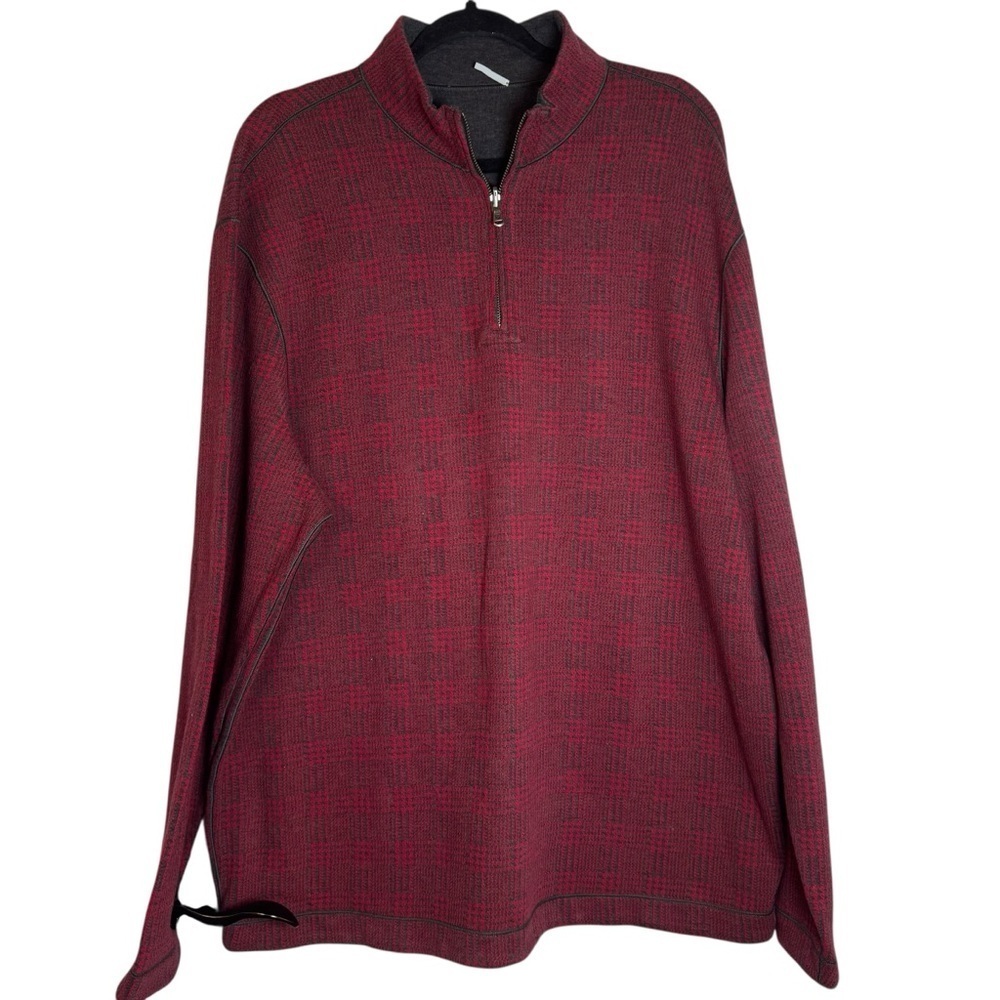 Daniel Cremieux Men's Reversible Quarter Zip XXL Sweater